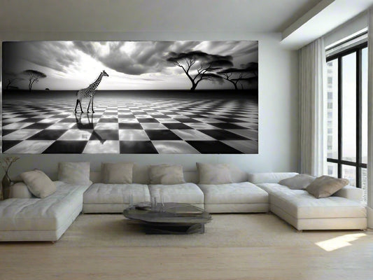 Strategically Plotting the Next Move | Giraffe Wall Art | Limited Edition | Wild Essence