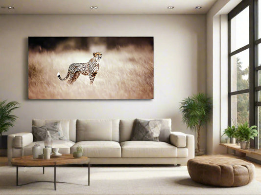 Sweating the Small Stuff | Cheetah Wall Art | Limited Edition | Wallimals