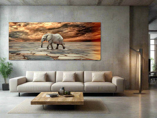 The Journey, Not the Destination | Elephant Wall Art | Limited Edition | Wallimals