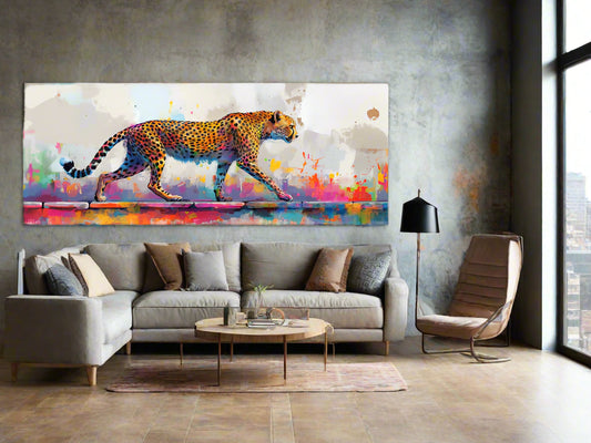 The Painting’s on the Wall | Cheetah Wall Art | Limited Edition | Wallimals