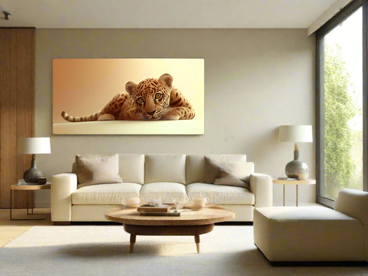 The Way You Look at Me | Leopard Cub Wall Art | Limited Edition | Wallimals