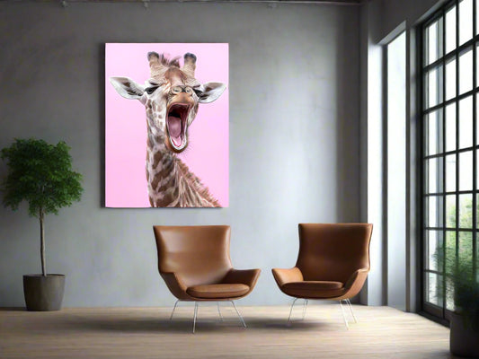 This Is How I Feel | Giraffe Wall Art | Limited Edition | Wallimals