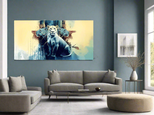 This Is the Way | Lion Wall Art | Limited Edition | Wallimals