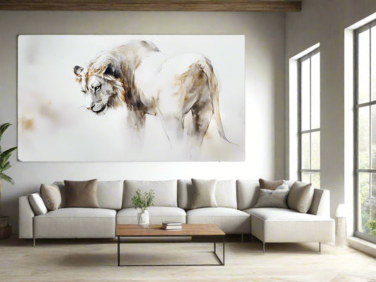 Time to Move On | Lion Wall Art | Limited Edition | Wild Essence
