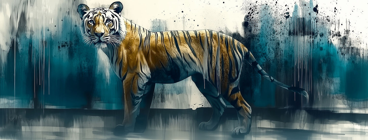 Undifferentiated Consciousness | Tiger Wall Art | Limited Edition | Wallimals