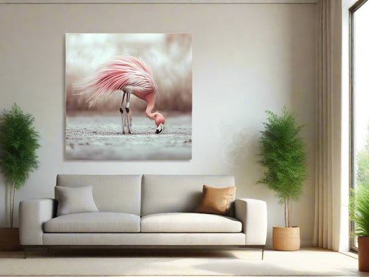 Upside Down Perspective | Flamingo Wall Art | Limited Edition | Wallimals