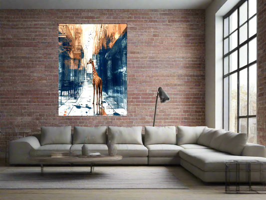 Urban Safari | Giraffe Wall Art | Limited Edition | Wallimals