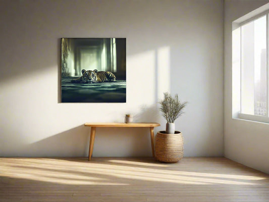 Waiting for What Comes Next | Tiger Wall Art | Limited Edition | Wallimals