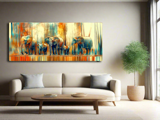 We Are Family | Elephant Wall Art | Limited Edition | Wallimals