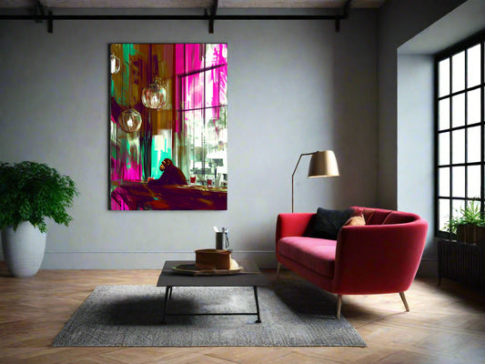 When the Night Is Still Young | Chimpanzee Wall Art | Limited Edition | Wallimals