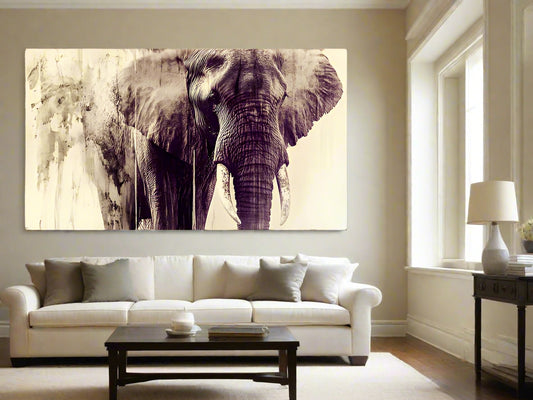 Wisdom in Silence | Elephant Wall Art | Limited Edition | Wild Essence