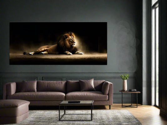 Your Actions Will Echo in Eternity | Lion Wall Art | Limited Edition | Wallimals