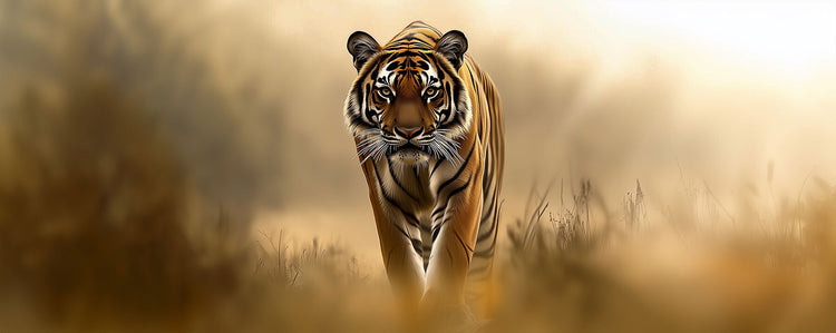 Walking majestic tiger |Wallimals Collection | Limited Edition Animal Wall Art