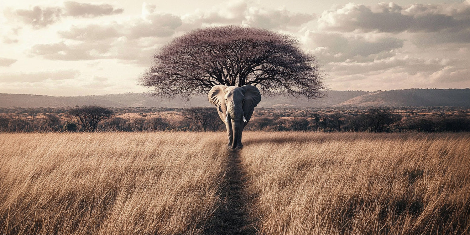 elephant animal wall art