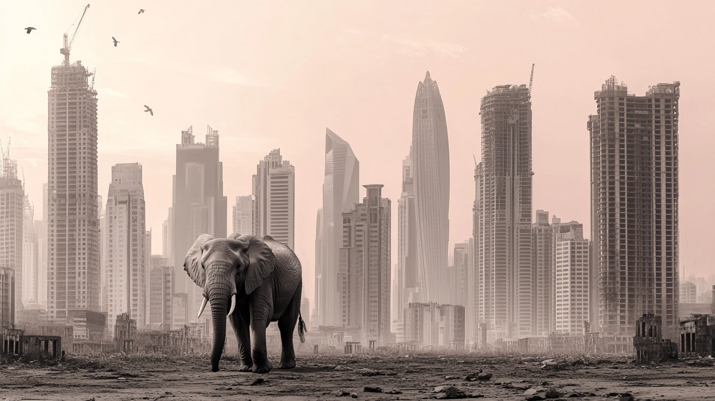Elephant animal wall art