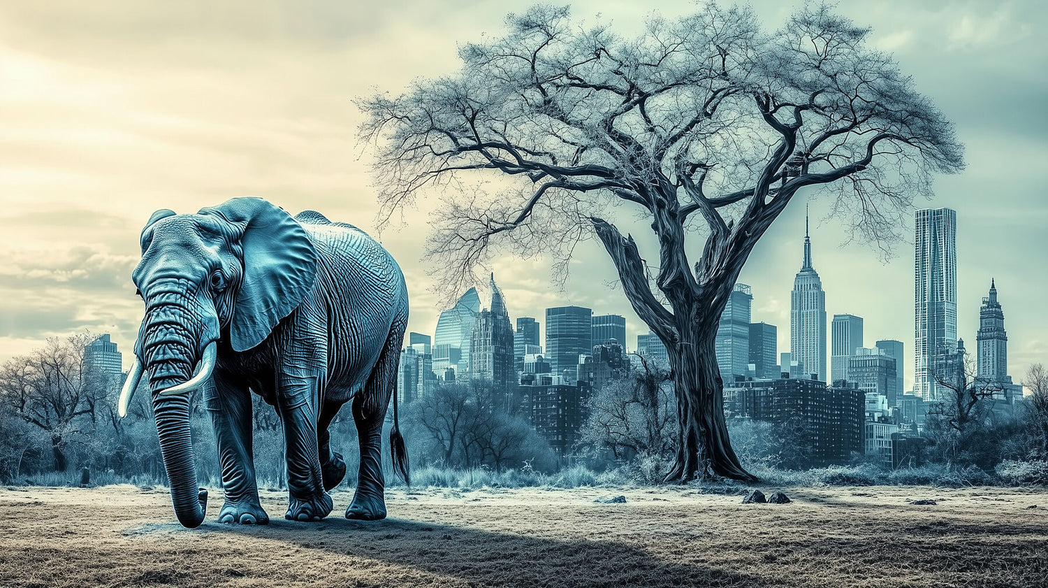 Elephant Wall Art | Limited Edition | Wallimals and Wild Essence