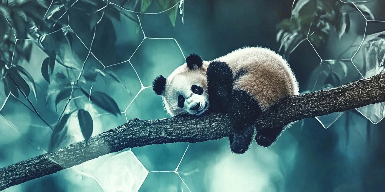 panda bear wall art