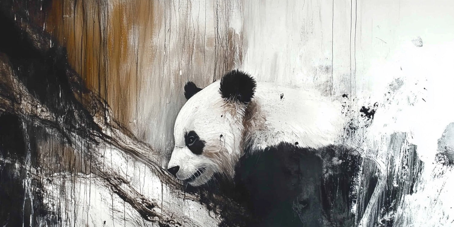 panda bear wall art