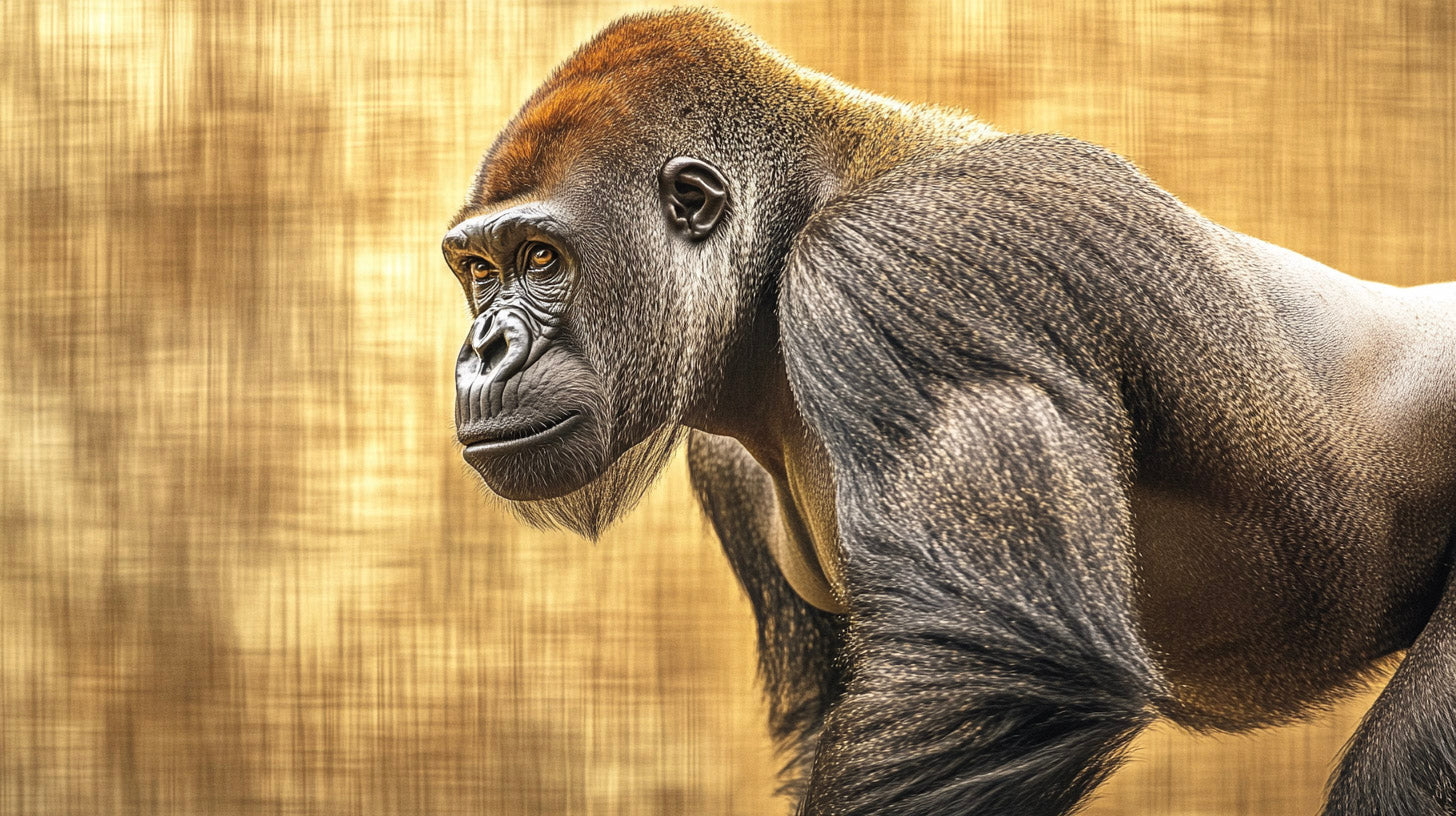 gorilla animal wall art