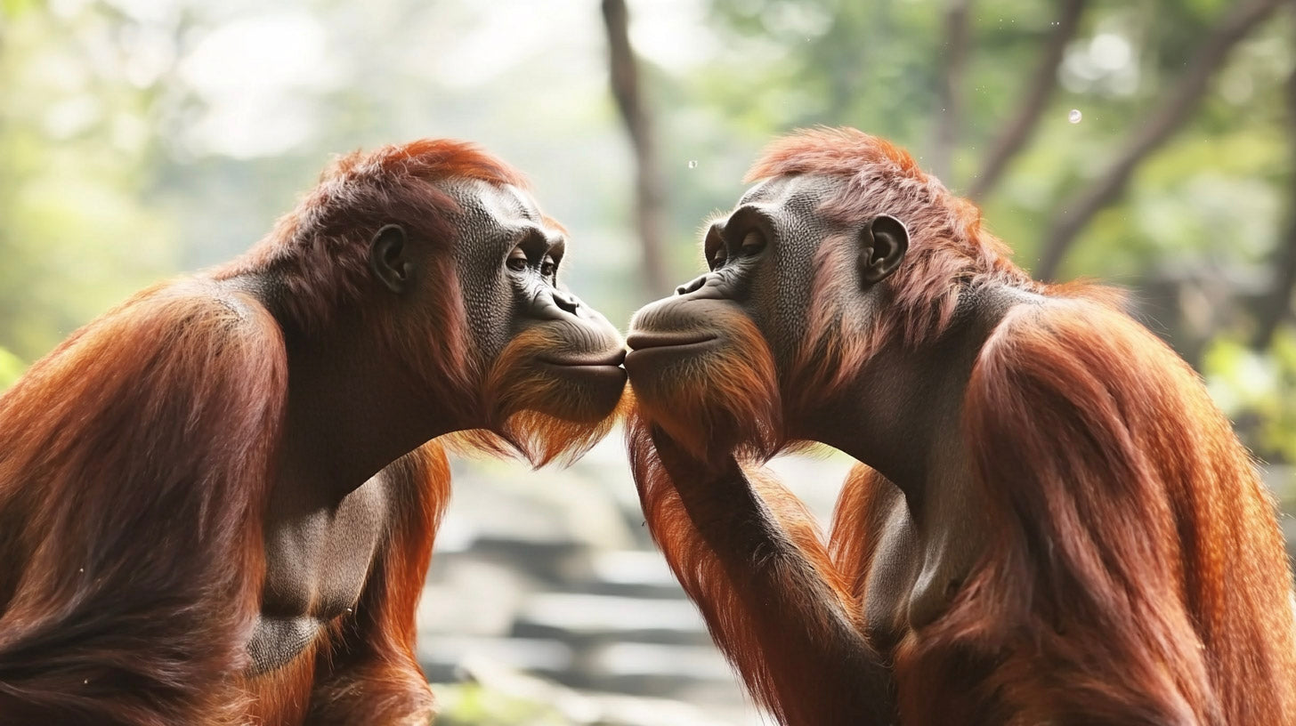 Orangutans animal wall art