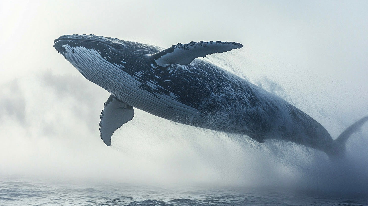 whale marine animal wall art
