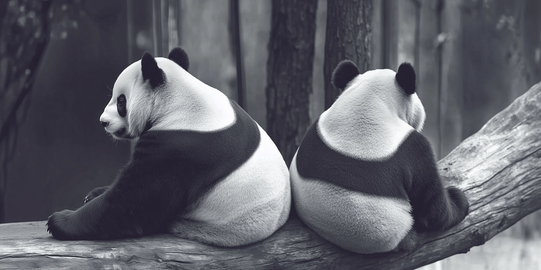 Always Have Each Other’s Back | Panda Wall Art | Limited Edition | Wild Essence