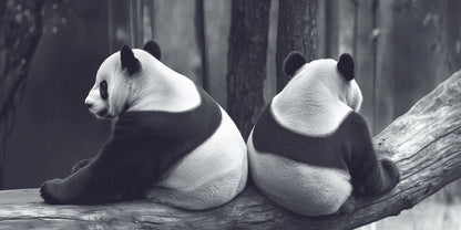 Always Have Each Other’s Back | Panda Wall Art | Limited Edition | Wild Essence