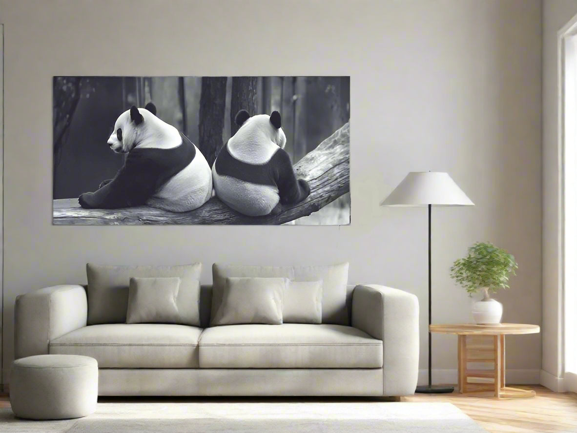 Always Have Each Other’s Back | Panda Wall Art | Limited Edition | Wild Essence