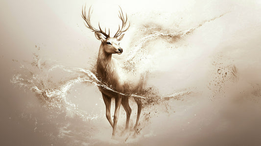 Ambient Energy | Deer Wall Art | Limited Edition | Wild Essence