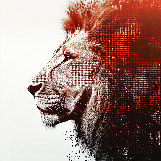 Be Proud | Abstract Lion Wall Art | Limited Edition | Wild Essence
