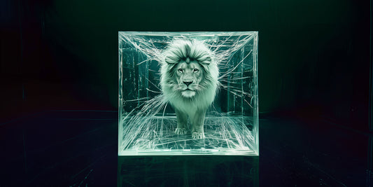 Break Free | Surreal Lion Wall Art | Limited Edition | Wild Essence