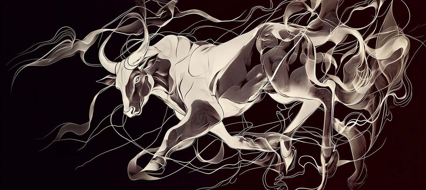 Break Free from the Chaos | Bull Wall Art | Limited Edition | Wild Essence