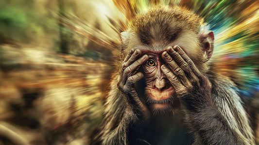 Choosing What to See | Monkey Wall Art | Limited Edition | Wallimals