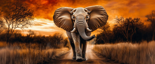 Commanding Presence | Elephant Wall Art | Limited Edition | Wallimals