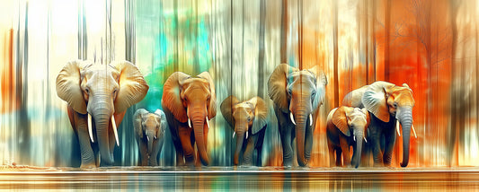 Community | Elephant Wall Art | Limited Edition | Wallimals