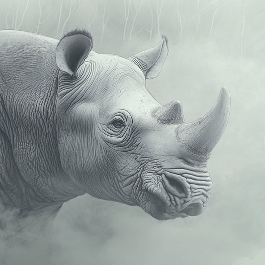 Considering the Alternatives | Rhino Wall Art | Limited Edition | Wild Essence