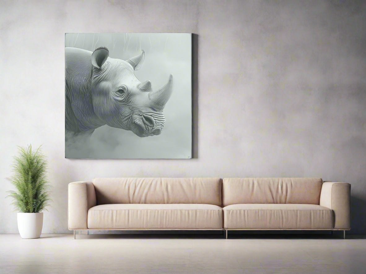 Considering the Alternatives | Rhino Wall Art | Limited Edition | Wild Essence