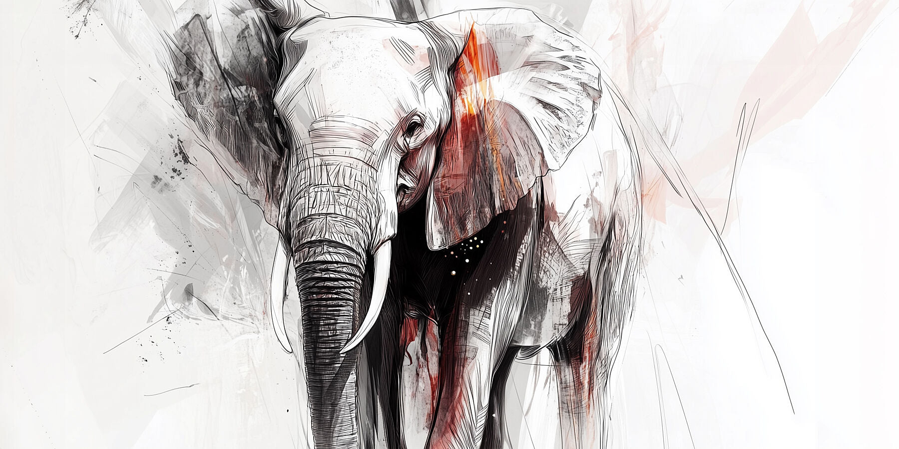 Considering the Time Passed | Elephant Wall Art | Limited Edition | Wild Essence