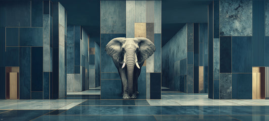 Construct | Elephant Wall Art | Limited Edition | Wild Essence