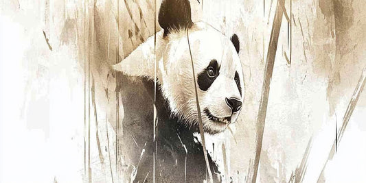 Contemplating the Way of the World | Panda Wall Art | Limited Edition | Wild Essence
