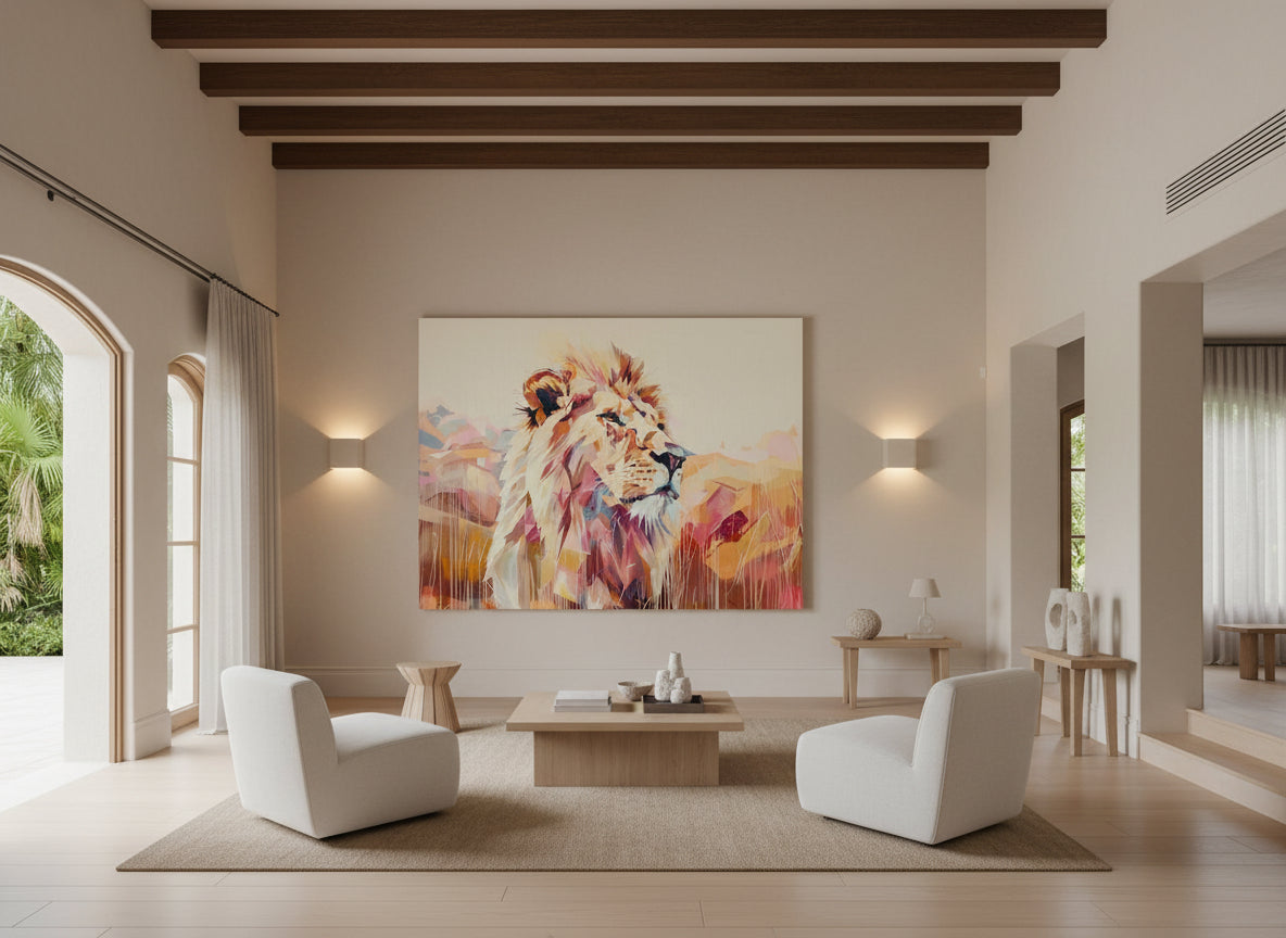 Distance | Lion Wall Art | Limited Edition | Wild Essence