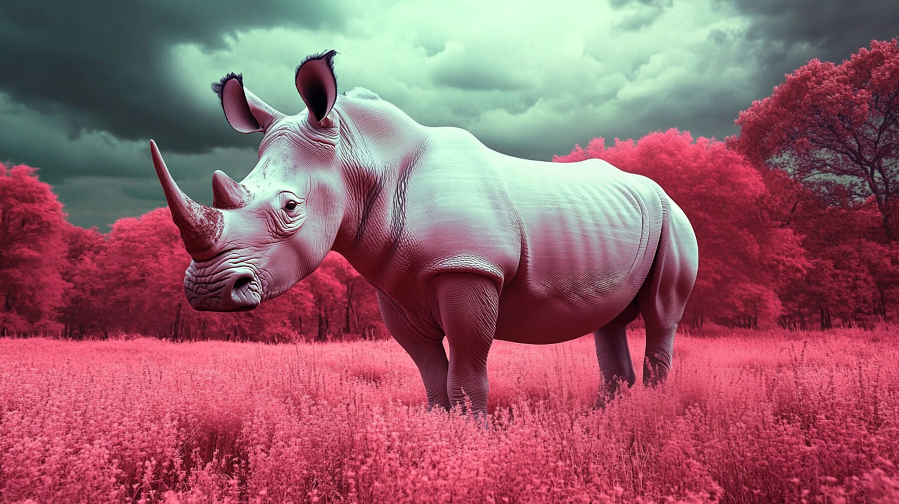 Dividing Elements | Rhino Wall Art | Limited Edition | Wallimals