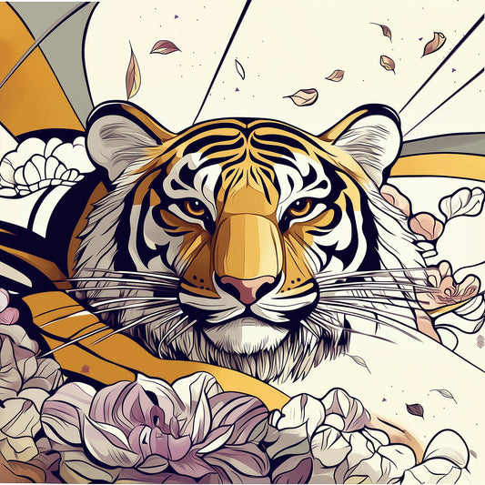 Eternal Connections | Tiger Wall Art | Limited Edition | Wallimals