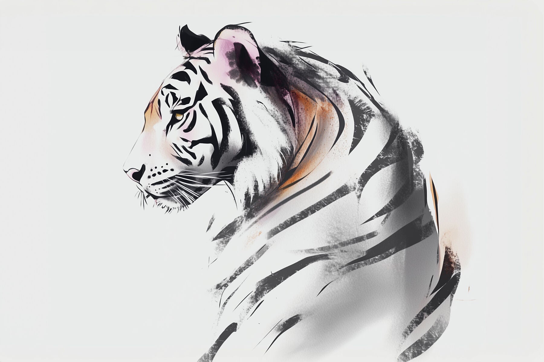 Everyone Has a Story | Tiger Wall Art | Limited Edition | Wallimals