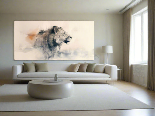 Face It Head On | Lion Wall Art | Limited Edition | Wild Essence