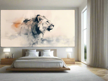 Face It Head On | Lion Wall Art | Limited Edition | Wild Essence