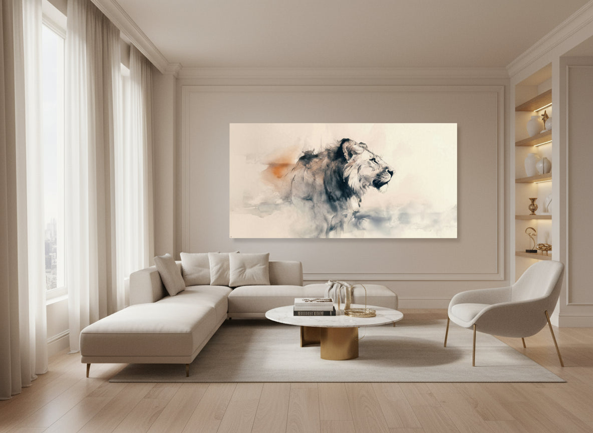 Face It Head On | Lion Wall Art | Limited Edition | Wild Essence