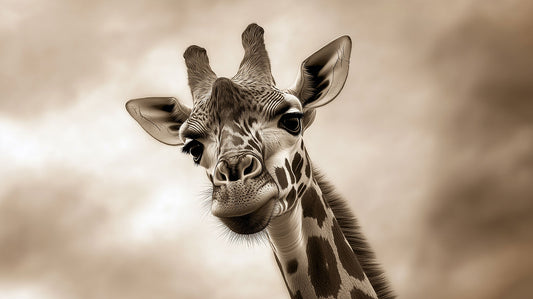 Face Time | Giraffe Wall Art | Limited Edition | Wallimals