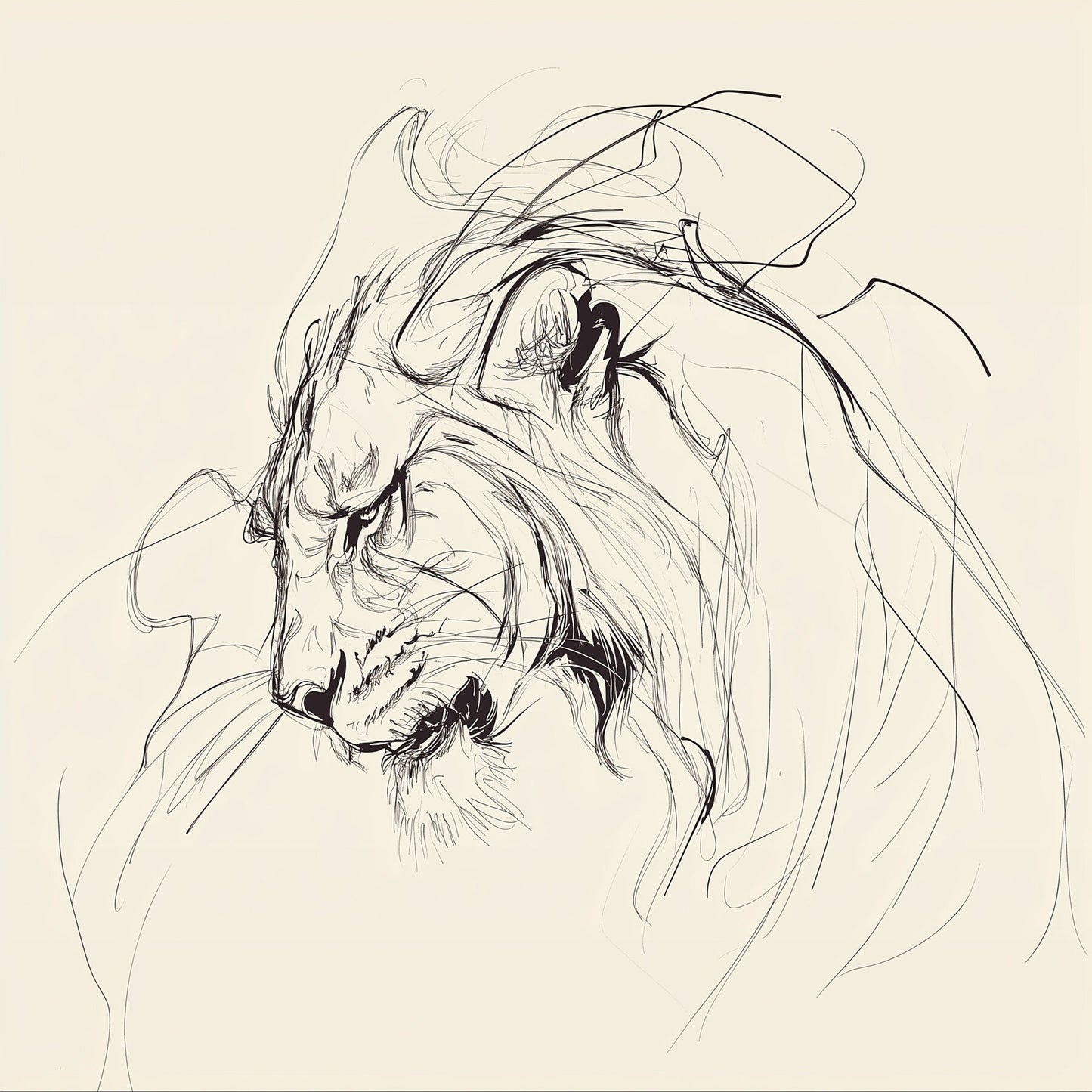 Fierce Grace | Lion Wall Art | Limited Edition | Wild Essence