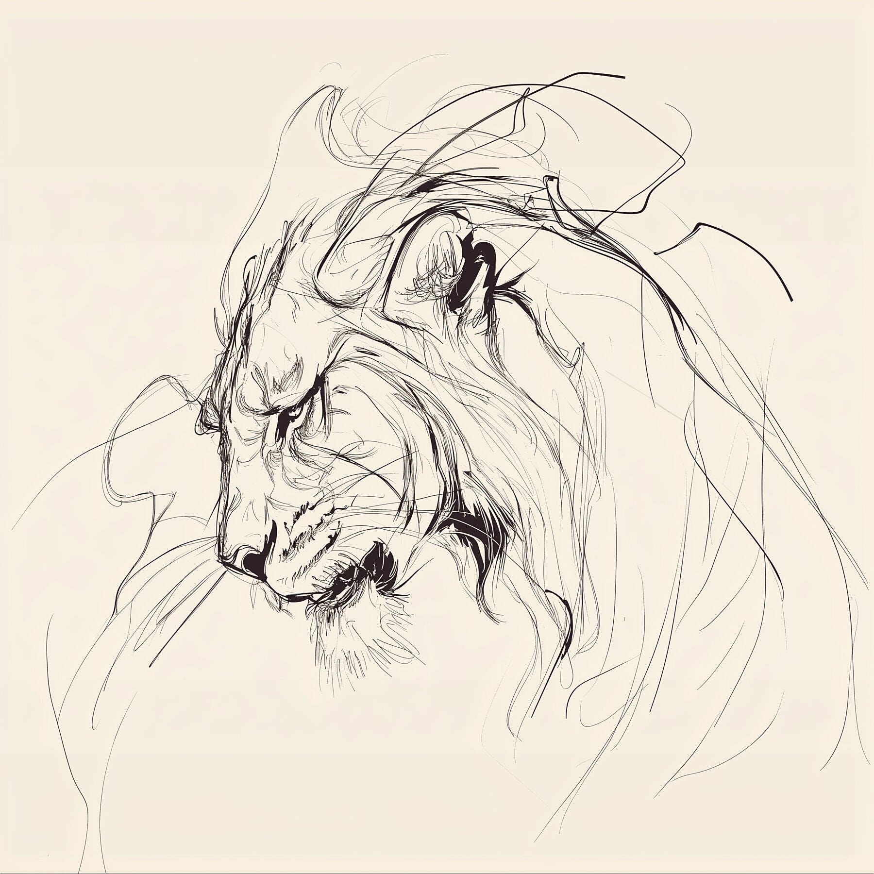 Fierce Grace | Lion Wall Art | Limited Edition | Wild Essence